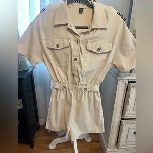 SHEIN NWOT utilityy/cargo romper